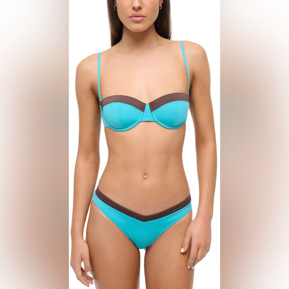 STAUD Devon High Rise Bikini Bottom - Picture 2 of 6